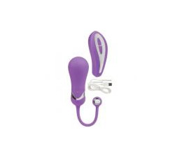  Embrace Lovers Remote Purple Vibrator  